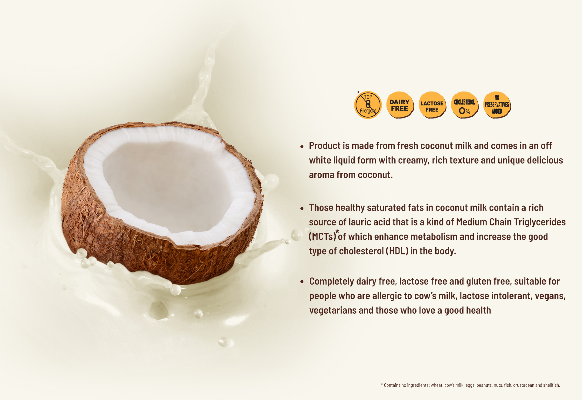 Evaporated Coconut Milk