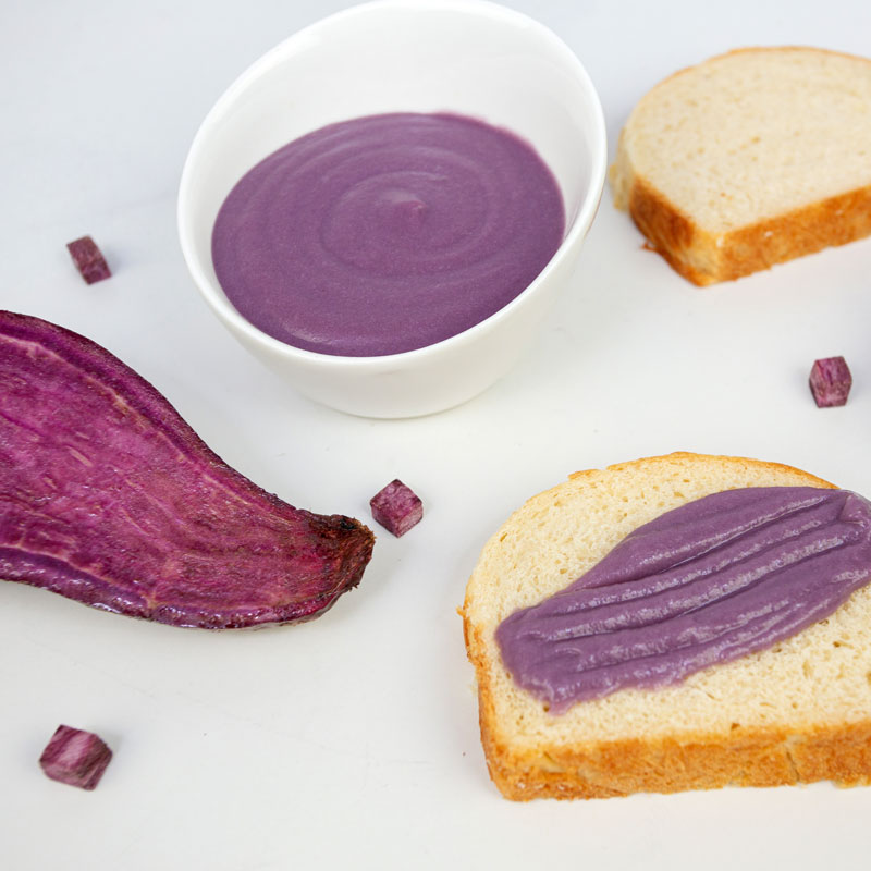 Purple Sweet Potato Custard